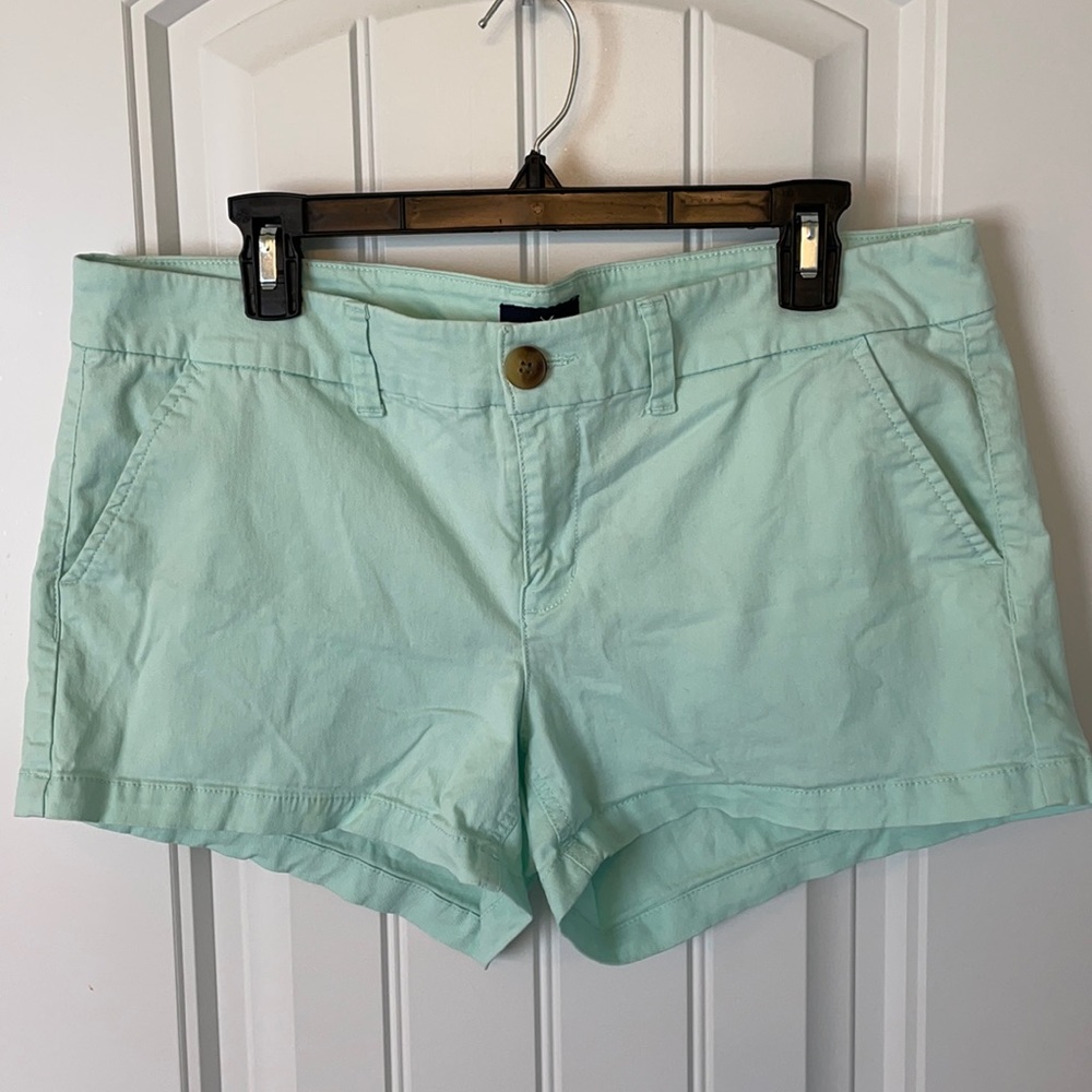 Mint Preppy American Eagle Shorts